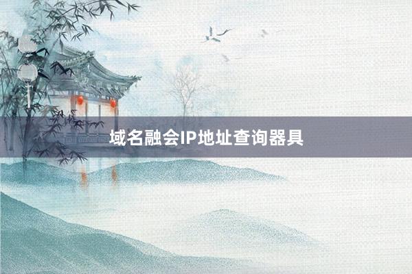 域名融会IP地址查询器具